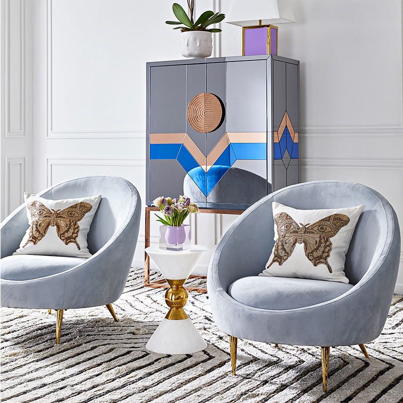 Luxe zijtafel Black Console Tafel Nordic Eigentijdse Corner Koffietafel