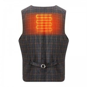 Hot Selling Stijlvol Verwarmd Mannen Vest met batterijvoeding