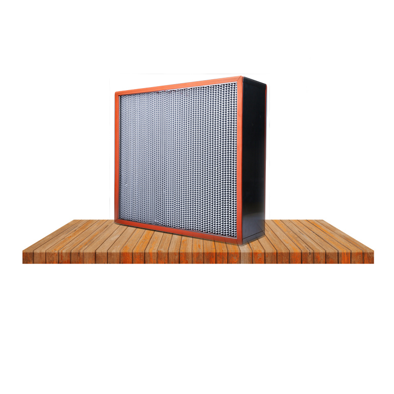 Hoge Temp Clean Room HEPA HVAC AIR FILTERS H13 Gegalvaniseerd stalen frame