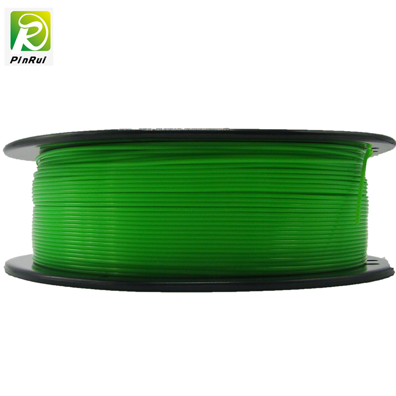 Pinrui hoge kwaliteit 1kg 3D PLA-printer filament transparant groene kleur