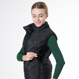 Winter modieuze elektrische verwarming vrouwen vest, verwarmingsvest voor winterseizoen