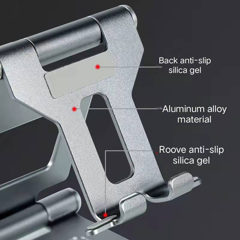 Nieuwe Tablet Telefoon Universal Desktop Bracket Handige Aluminium Legering Vouwen Telefoon Beugel