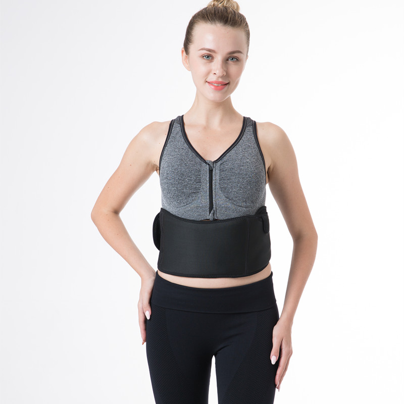 Comfortabele warmere taille riem voor spierpijn, verwarmde massage taille riem