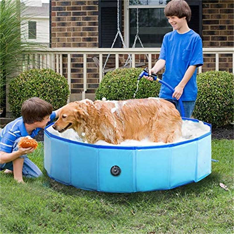 Duurzaam draagbaar huisdierenbad, opvouwbaar opvouwbare hondenbadenzwembad