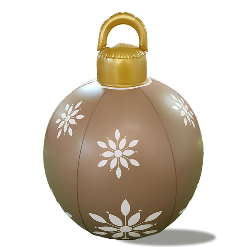 Kerstflatabele decoratieballen, kerst PVC opblaasbare hangende ornamenten