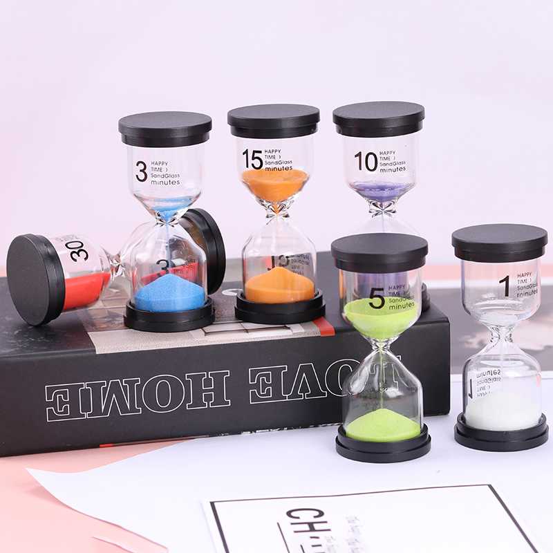 Home Ornament Desktop Sand Clock Timers 10 minuten/15 minuten/30 minuten zandloper timer voor kinderen borstel tanden