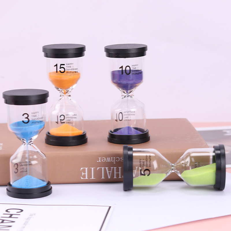 Home Ornament Desktop Sand Clock Timers 10 minuten/15 minuten/30 minuten zandloper timer voor kinderen borstel tanden