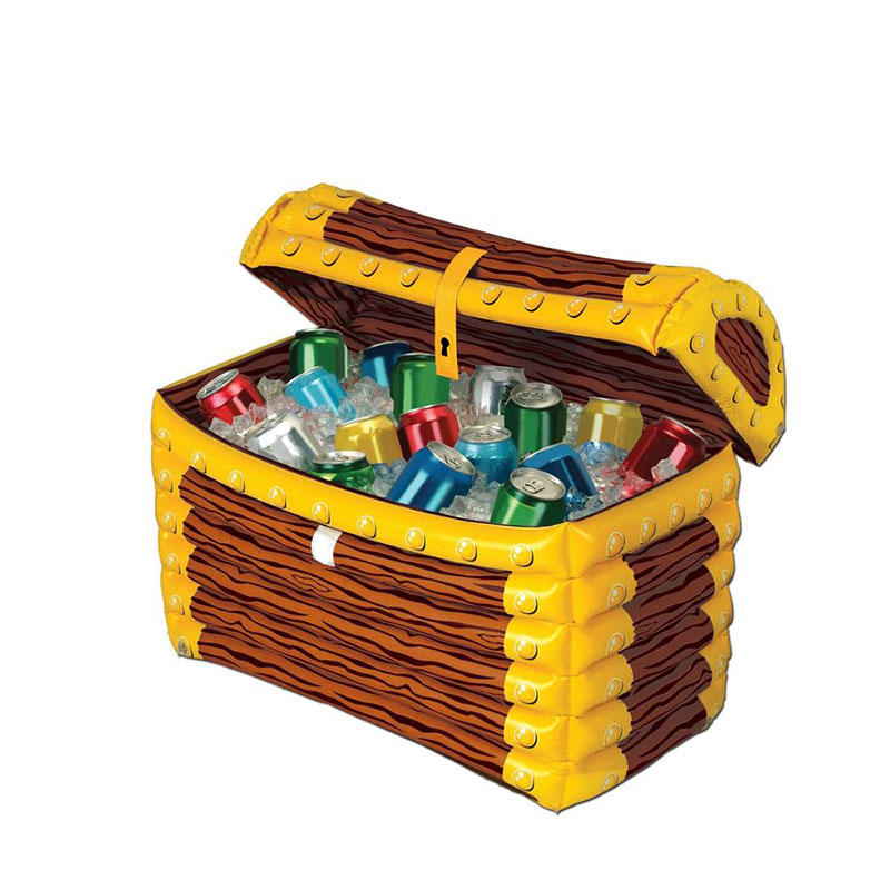 Opblaasbare schatkist koeler Halloween -themafeestdecoratie -accessoire voor de verjaardag van kinderen