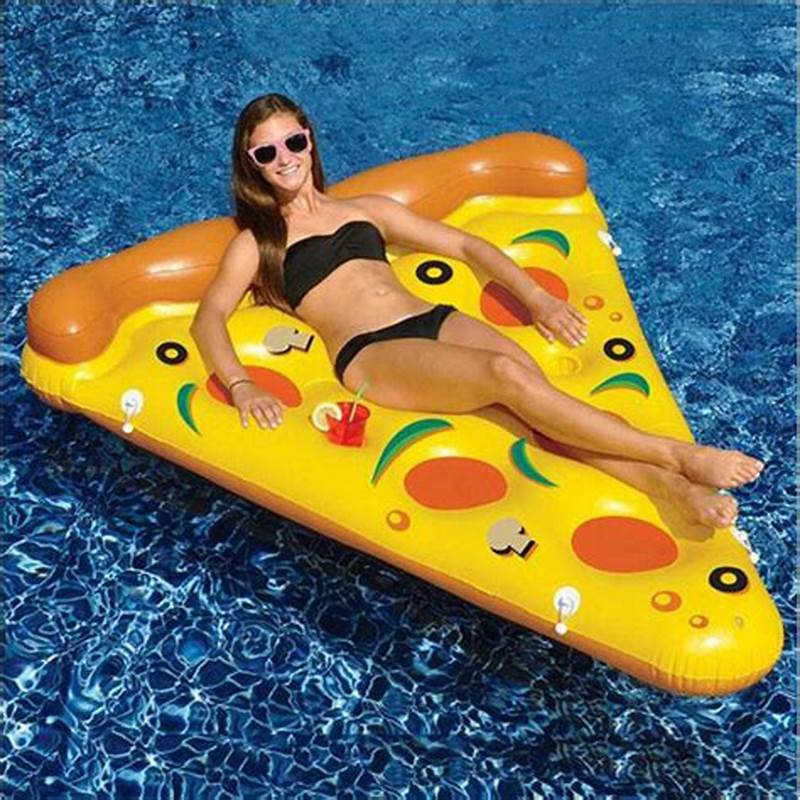 PVC opblaasbare grote volwassen float pizza float, water speelgoed voor zwembad, strand