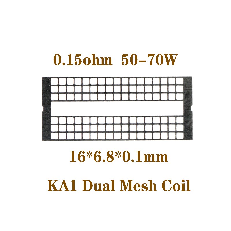 10 stks Mesh-stijl Coils A1 0.15OHM Verwarming spoeldraad