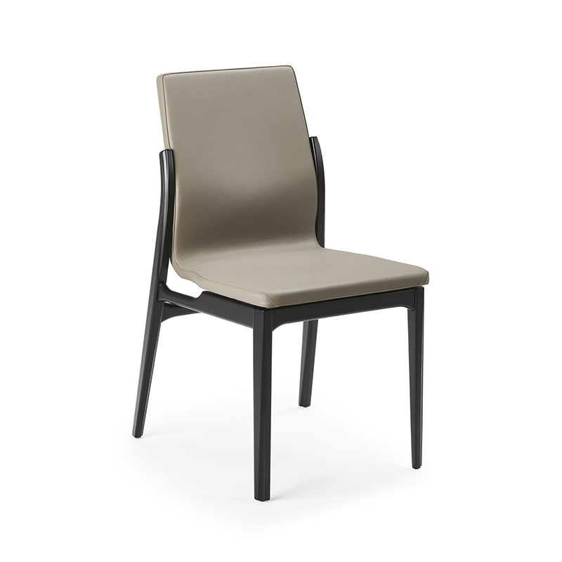 Home Meubels Eetkamerstoelen Set 6 stoelen Houten lederen luxe moderne eetkamerstoel