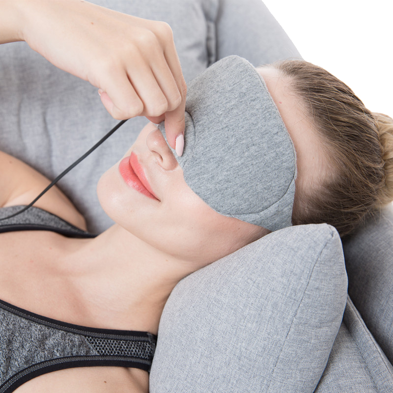 Aangepast logo reismasker, gepersonaliseerd verwarmingskussen om te slapen