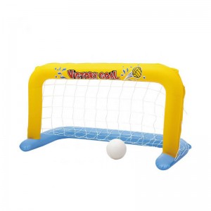 OEM ODM opblaasbaar voetbaldoel met opgeblazen balspeelgoed, Summer Swimming Water Sports Game