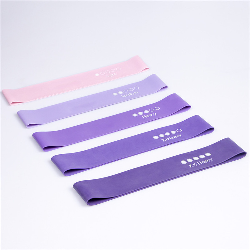 Yoga-weerstand Rubberen bands Indoor Outdoor Fitness Equipment 0,35 mm-1,1 mm Pilates Sport Training Workout Elastische banden