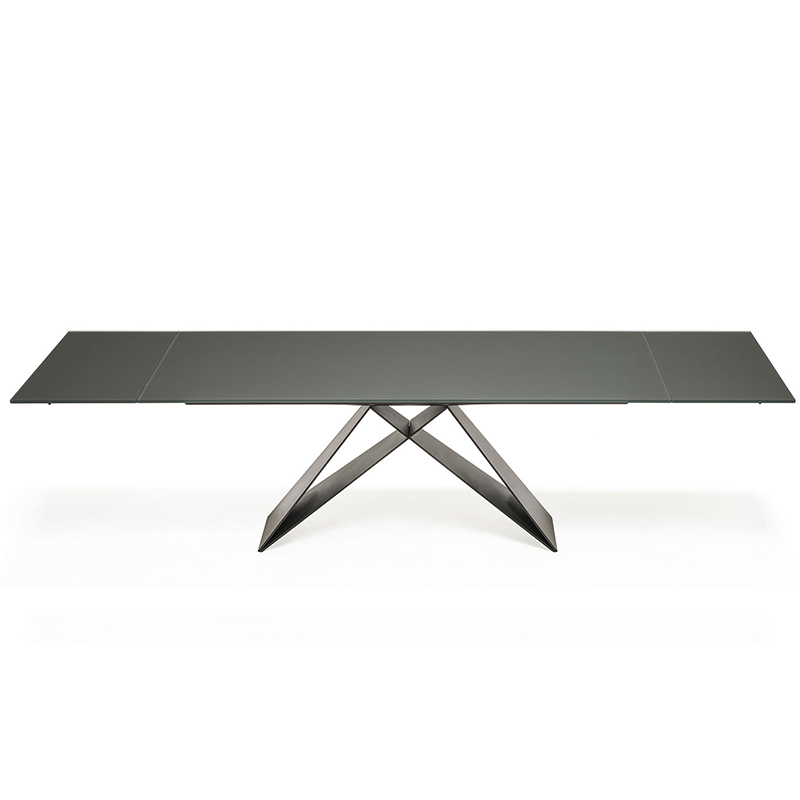 Italiaanse moderne ontwerpen 8 personen keramische sintered stenen rechthoekige eettafel set 6 -zitter