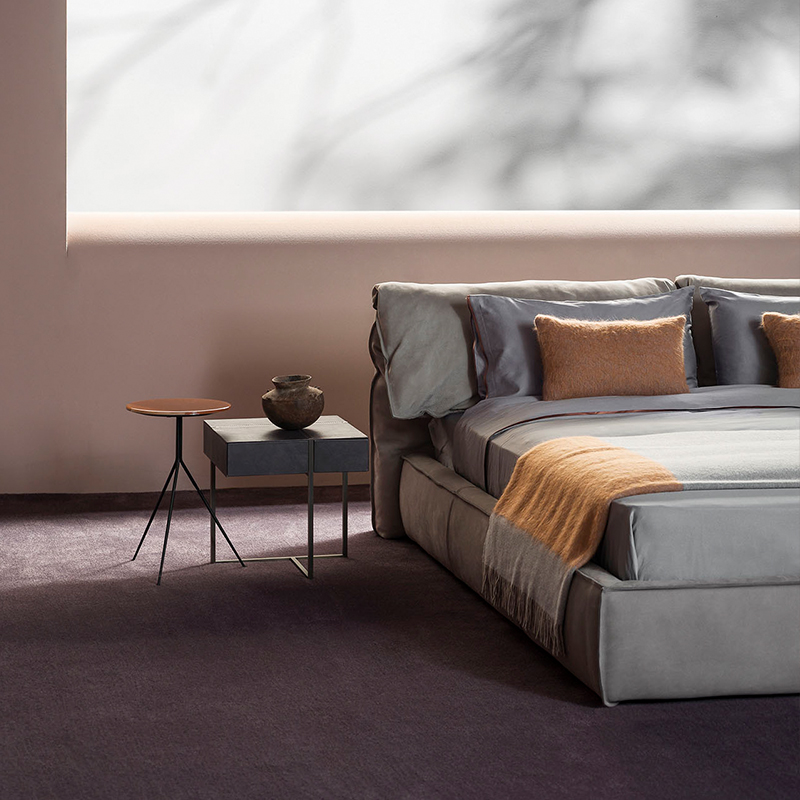 luxe queensize bed kingsizei tweepersoonsbed moderne lederen slaapkamer meubels
