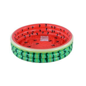 Kiddie -zwembad, opblaasbaar zwembad voor kinderen, watermeloenzwemring