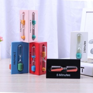 3-in-1 3/5/7 Minute Driehoekige houten zand zandlopers Kinderen Watch Clock Timer Sandglass Home Decoratie Ampulheta Secret Gift