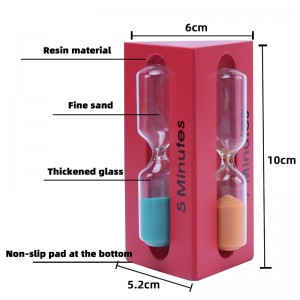 3-in-1 3/5/7 Minute Driehoekige houten zand zandlopers Kinderen Watch Clock Timer Sandglass Home Decoratie Ampulheta Secret Gift