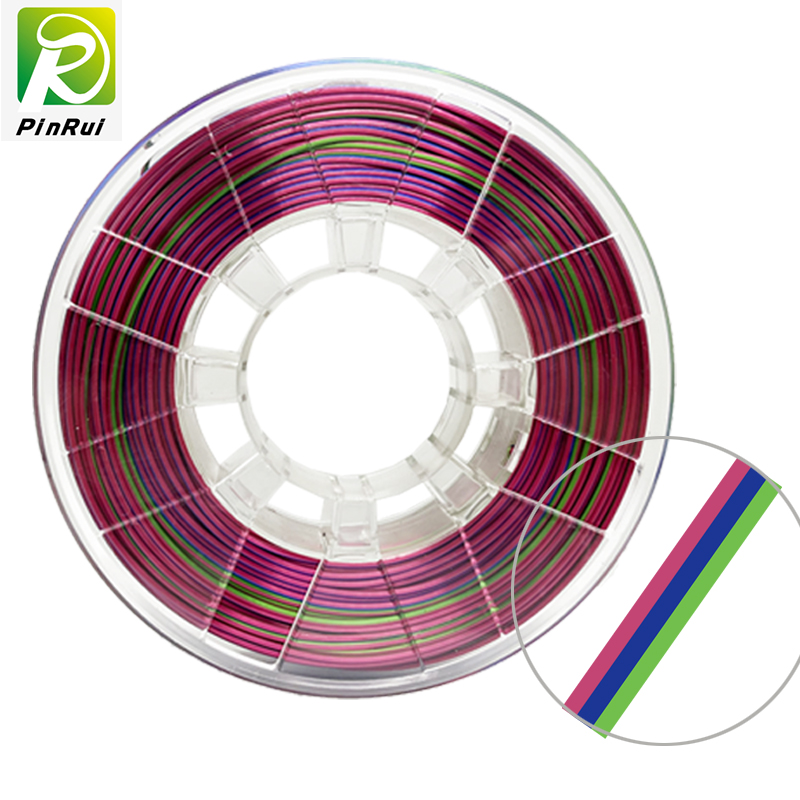 Pinrui Silk Triple Colors in Filament Dual Color Silk Filament voor 3D -printer