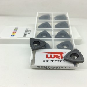 WCMT -insert bewerkingsstaal, roestvrij staal, gietijzer, aluminium legering, messing