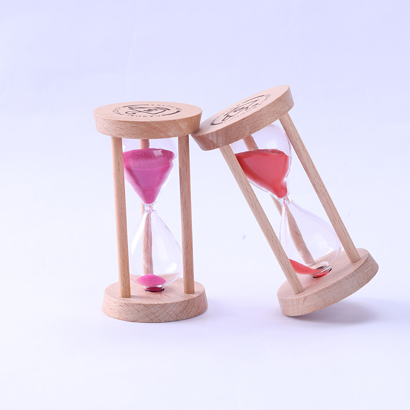 Hoogwaardige 3 minuten houten zand zandglas zandloper timer klok decor unieke cadeau keuken