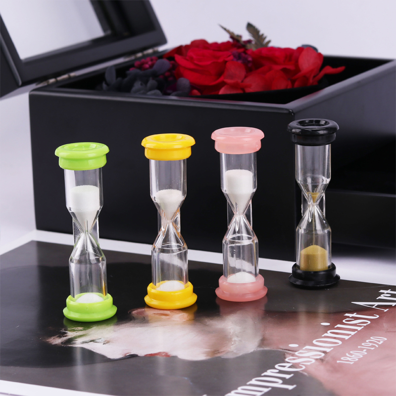 kinderen gelukkige tijd 5 minuten kleine plastic mini een minuut glazen minuten zand timer