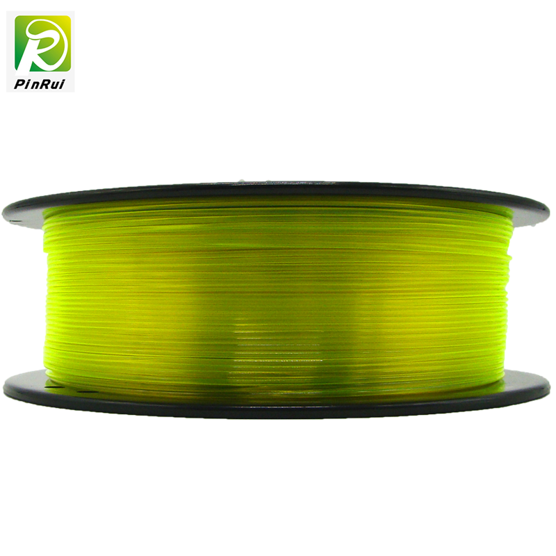 Pinrui 3D -printer 1.75mmpetg Filament gele kleur voor 3D -printer