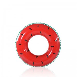 Groen PVC Beach Party Pool Blaadbare fruit zwemring