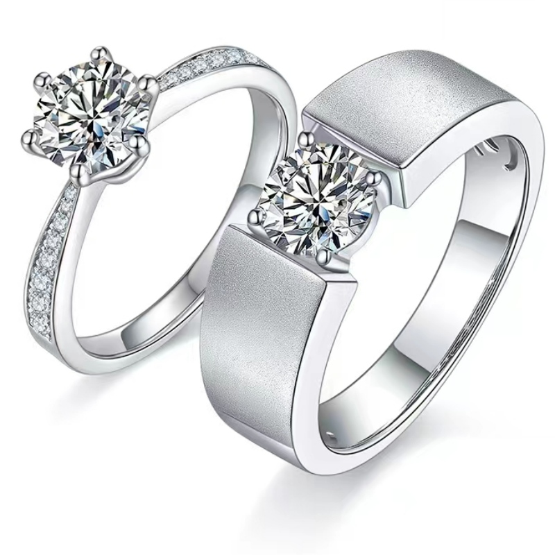 Aangepast Nieuw ontwerp S925/18K/14K/10K Engagement Ring