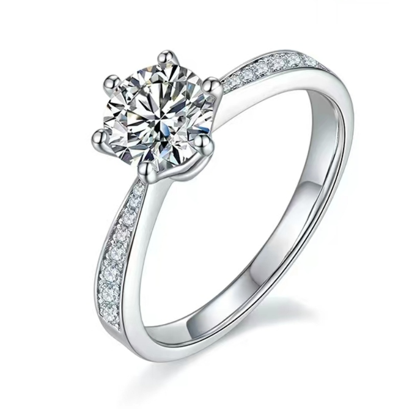 Aangepast Nieuw ontwerp S925/18K/14K/10K Engagement Ring