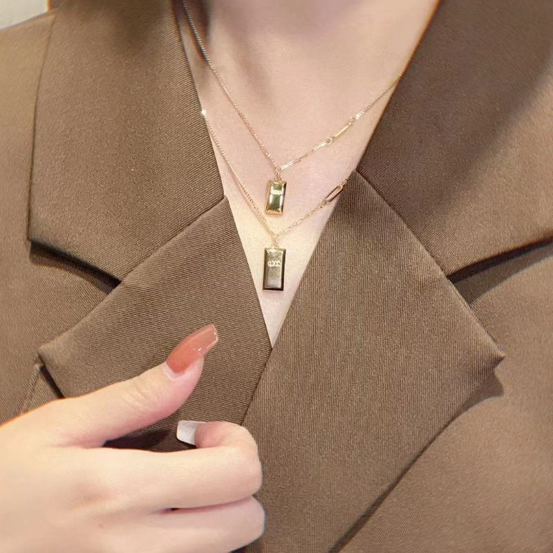 Nieuwe modestijl 999 5G Technology Gold Necklace for Girl