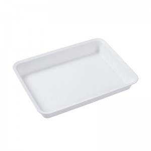 Roze rechthoekige vorm aangepaste siliconen voedsel fruit pan