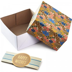 Hallmark-cadeau-dozen met wrapbands, diverse maten (3-pack: schattige bloemen en strepen) voor verjaardagen, bruidsdouches, de dag van Mother \\\\\\\\\\\\ \'s beste vrienden