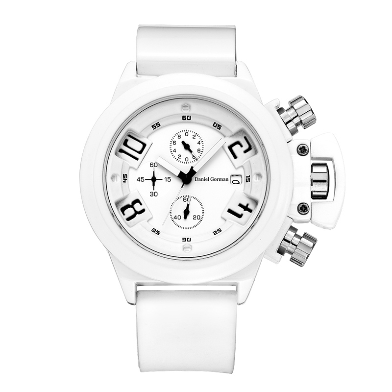 Daniel Gormantop Brand Luxury Sport Watch Minily Watches Blue Rubber Riem Automatische waterdichte horloges RM2208