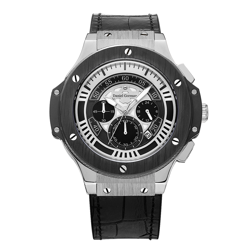 Daniel Gormantop Brand Luxury sport horloge mannen militair horloges blauwe rubberen riem automatische waterdichte horloges rm2204