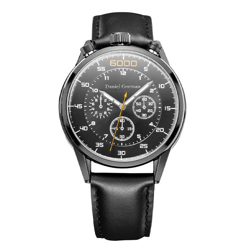 Daniel Gorman Casual Quartz Bekijk mannen Classical Sports Watches roestvrijstalen klassieke kwartshorloges