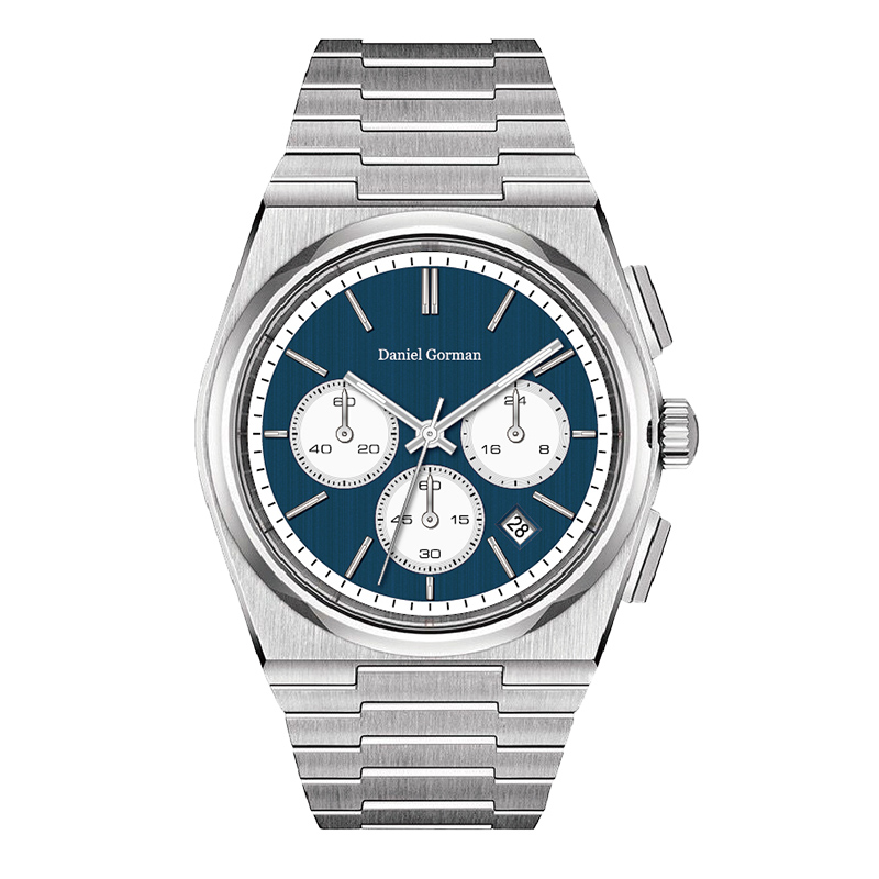 kijkt mannen pols roestvrij staal multifunction quartz horloge dg9004