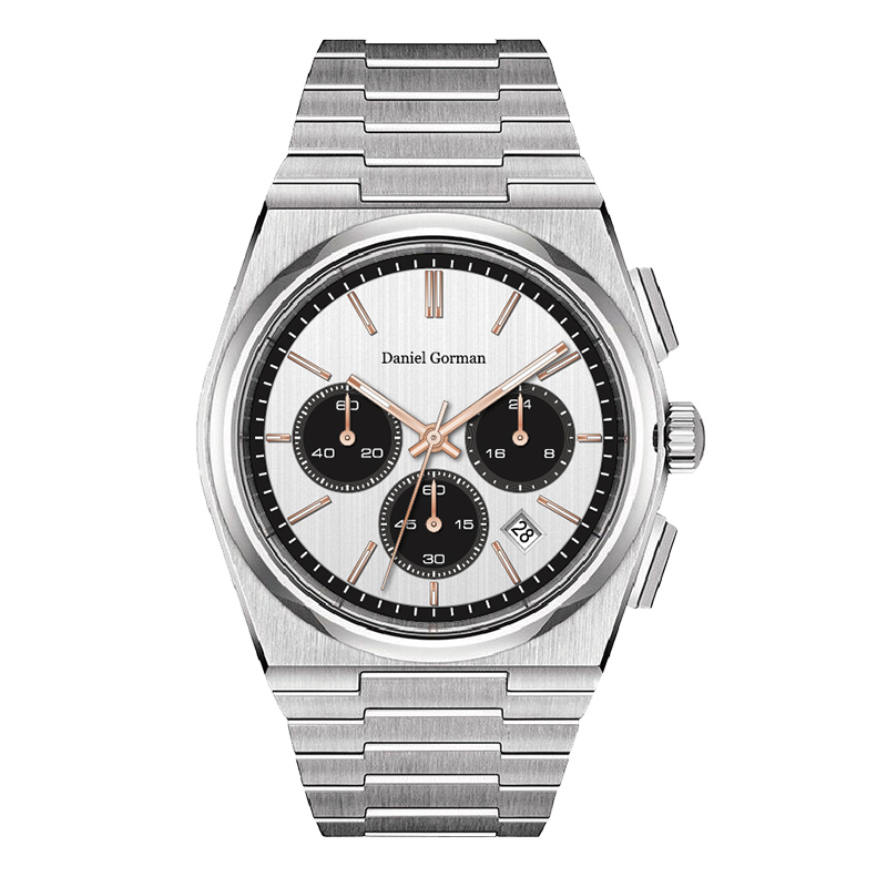 kijkt mannen pols roestvrij staal multifunction quartz horloge dg9004