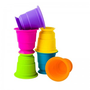 SUCTion Kupz Silicone Stacking Cups Toy