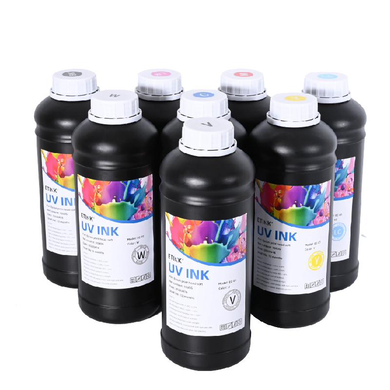 UV-geleide zachte inkt is geschikt voor Epson Print Head om PVC TPU af te drukken