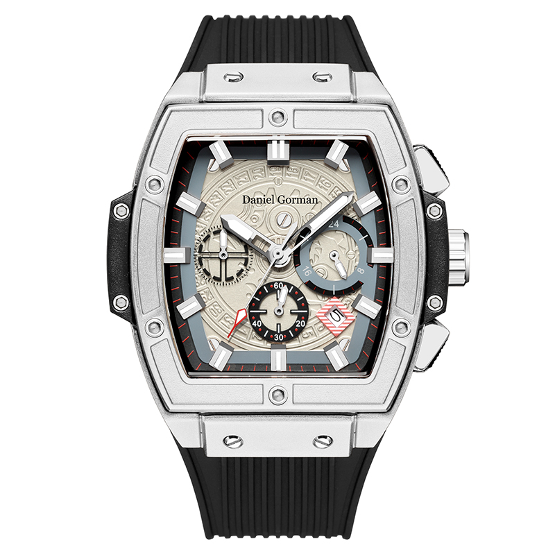 Daniel Gormango13 Brand Waterdichte Watch Men's Clock Fashion Sports Leisure Unieke Quartz Luxury Square Men \\'s Watch