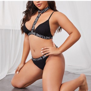 Liefdesbrief tape harnas sexy lingerie set