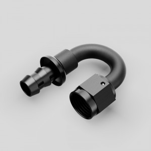 4an/6an/8an/10an/12an Push Lock Lock Oil Fuel Slangen Fitting Adapters End