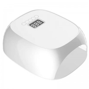 M&r 801Pro draadloze LED -nagellamp, draadlozenageldroger, 72W oplaadbare LED -nagellicht, draagbare gel UV LED -nagellamp met 4 timer -instellingssensor en LCD -display groen