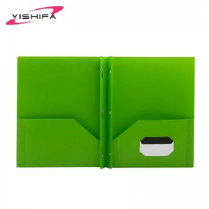 Aangepast logo PP Materiaal Dubbele pocket met sponspresentatie