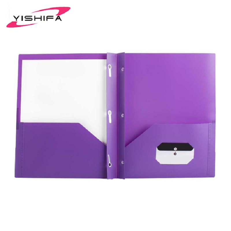 Aangepast logo PP Materiaal Dubbele pocket met sponspresentatie