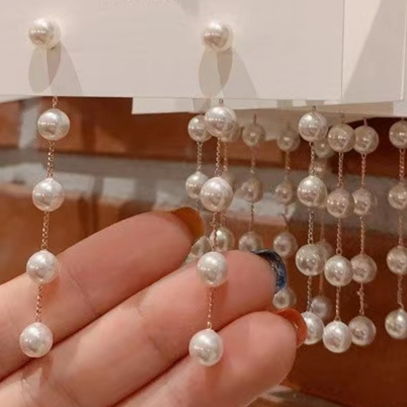 18k gouden parel oorbel voor meisjes