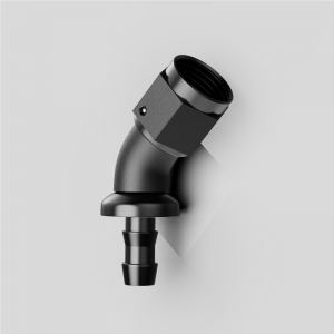 Één stuk volle stroom ononderbroken barb -duwslotslang eindigt een passend