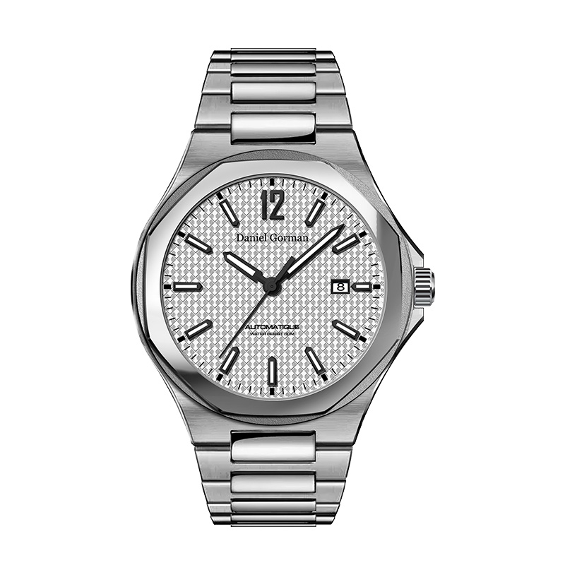 Daniel Gorman DG9007 Luxury Men \\ 's Watch Custom Logo 316 roestvrijstalen polshorloge roestvrijstalen kwarts horloge